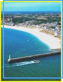 Overview of the beach